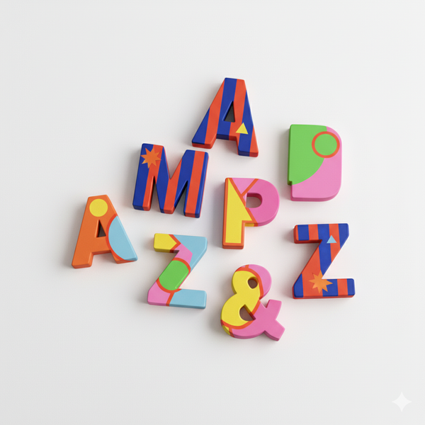 Letras decorativas